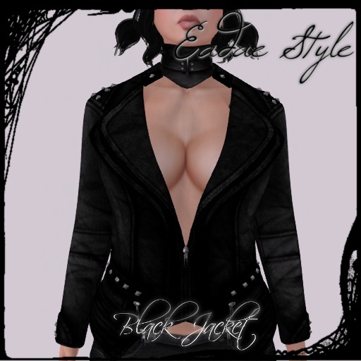 Eadae Style Black Jacket Star