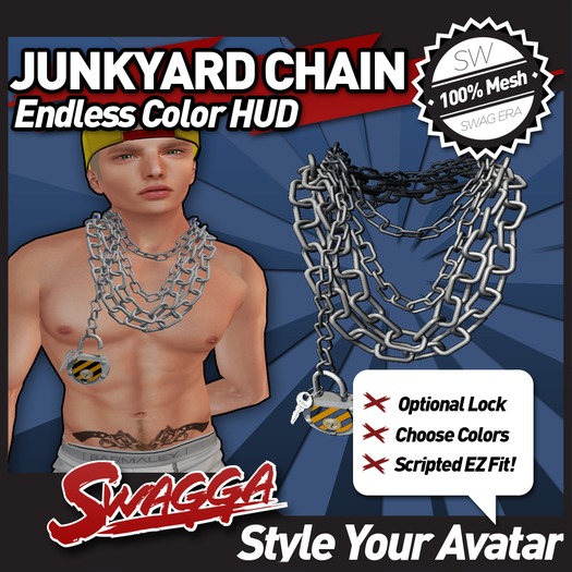 [SWaGGa] Mesh Junkyard Chain with Endless Color HUD