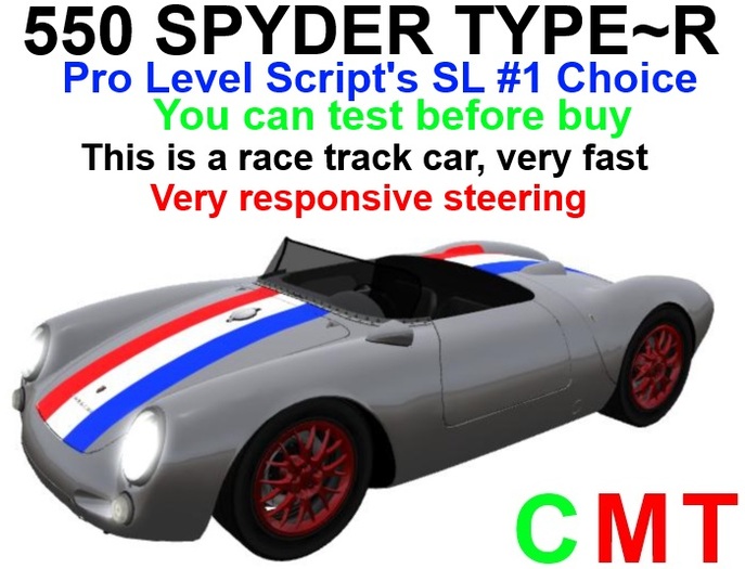 DRACK'S 550 Spyder Type~R (BOXED)
