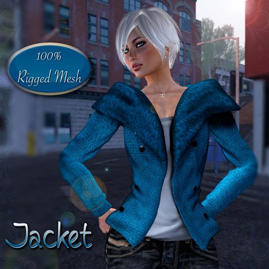 100%MESH JACKET BLUE