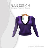 Omayra Blouse Lace Purple