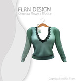 Omayra Blouse Lace Green