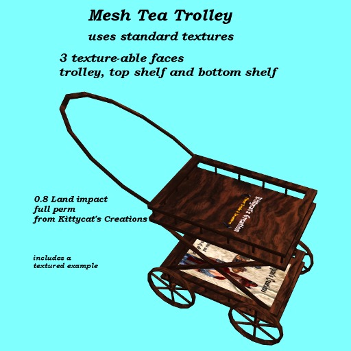 Mesh Tea Trolley 