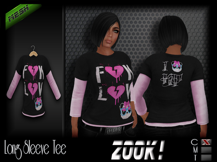 ZK! Long Sleeve T-Shirt - F Luv 