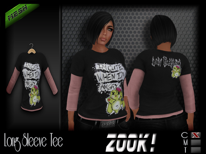 ZK! Long Sleeve T-Shirt - I'm Cute 