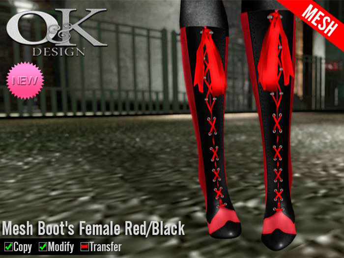 *O&K* Mesh Boots Female FREE