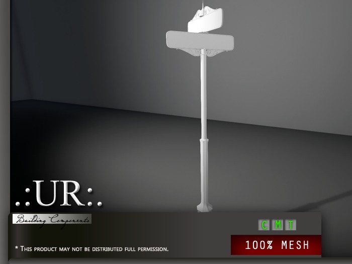 .:UR:. Victorian Street Sign (full perm mesh)