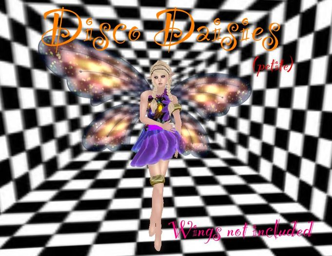 *Royal Ragamuffins* Disco Daisies (petite)