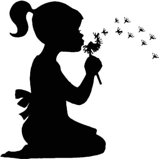 ~Decorama~ blowing dandelions - decal