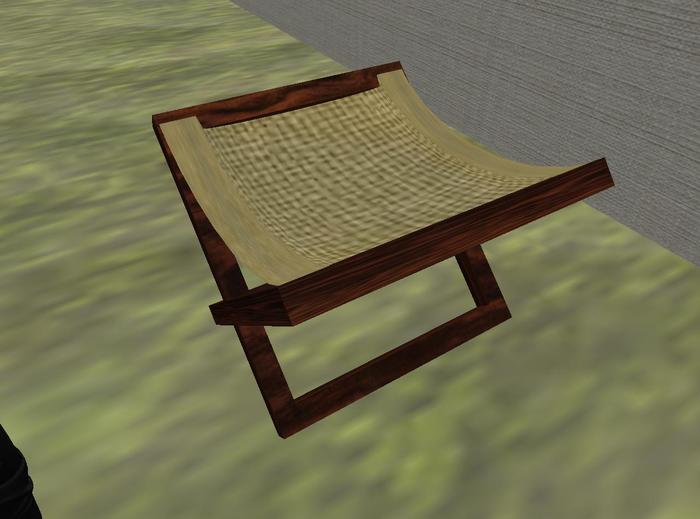 camp stool-3 prims