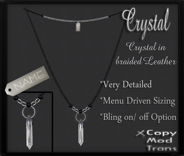 (N.A.M.E.) Crystal Necklace