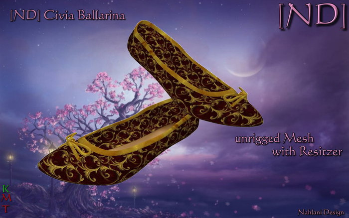 [ND] Civia Red_Gold Ballarina
