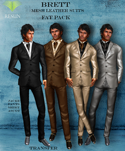 Res_Brett_Mesh Leather  Suit 'Fat Pack''