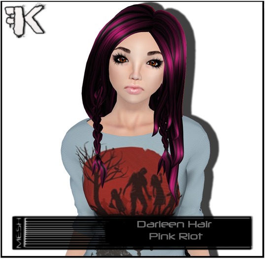 FK! - Darleen Hair - Pink Riot 