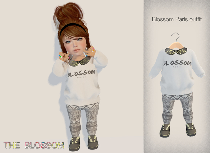.The Blossom. Blossom Paris outfit Toddleedoo avatars only!