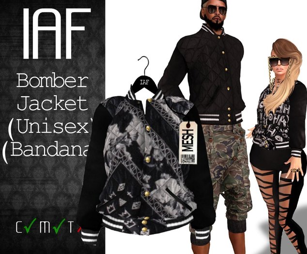 IAF Bomber Jacket (Male and Female)(Bandana)