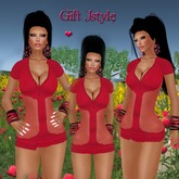 GIFT PINK DRESS+SKIN+SHAPE+JEWELS