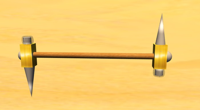 Dule hammer with Spikes