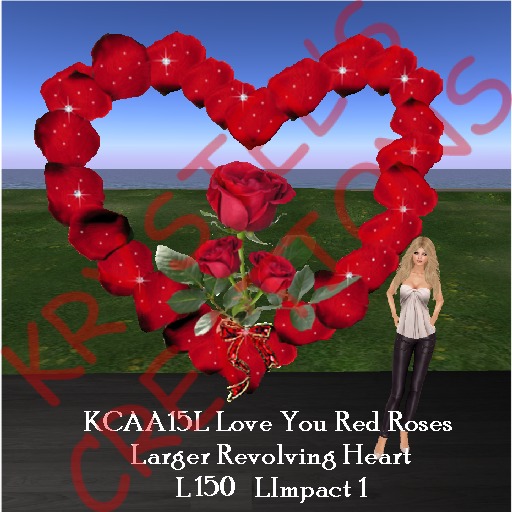 KCAA15L Love You Red Rose Large Animation (Rezz Me)