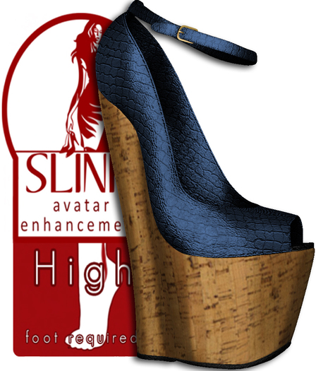 !(HR 2.0)! PeepToe Wedge (Violet)