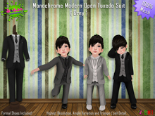 [SKTD] Toddleedoo Grey Mesh Tuxedo Suit
