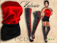 Valarie Dress Red