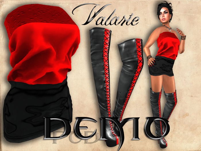 Valarie Dress Red Demo