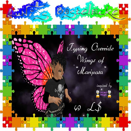 Typing Override Wings of "Mariposa" [BOX]
