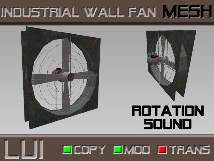 <LUI>Industrial wall fan [Mesh] CM