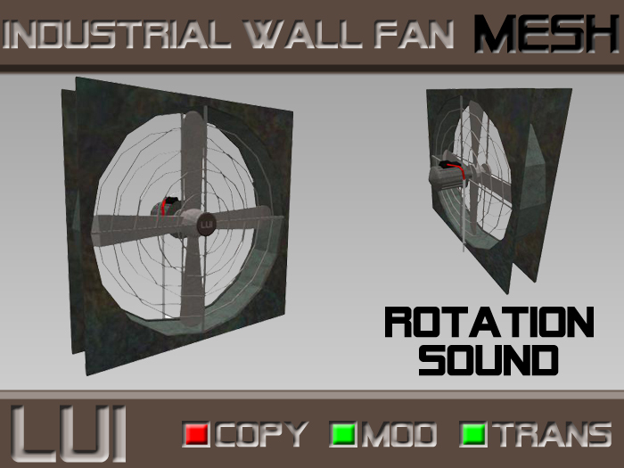 <LUI>Industrial wall fan [Mesh] TM