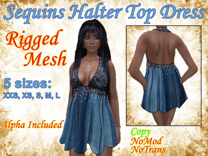 Sequins Top Dress