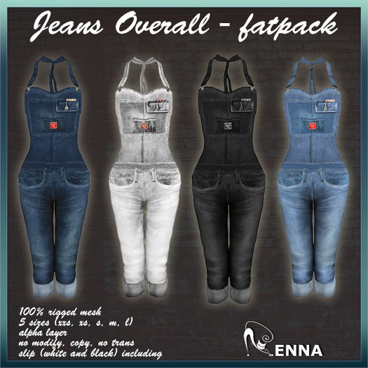 :ENNA: Overall Jeans - fatpack