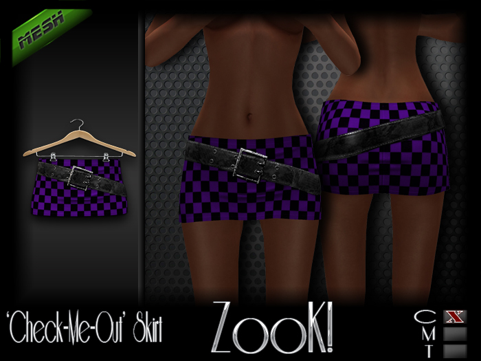 Skinny Fit Jeans - (Rigged Mesh) - Dark Grey