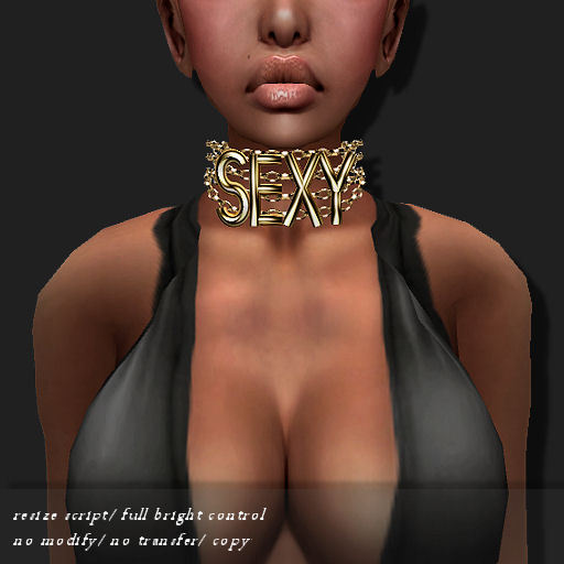 CHOKER SEXY GOLD      -RYCA-