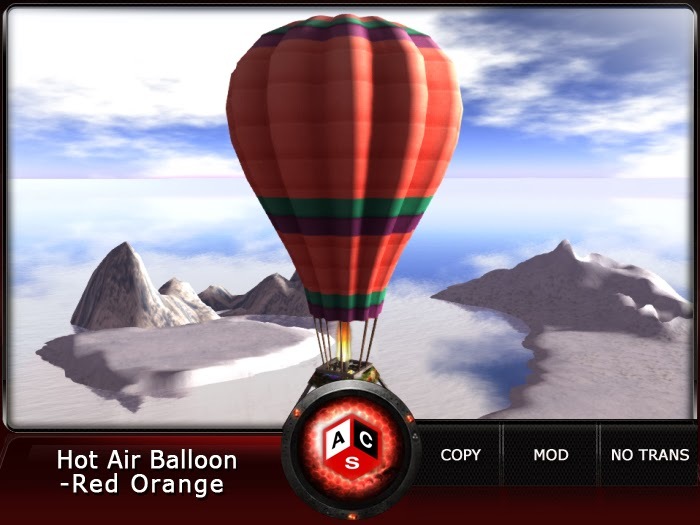 ACS Hot Air Balloon-Red Orange