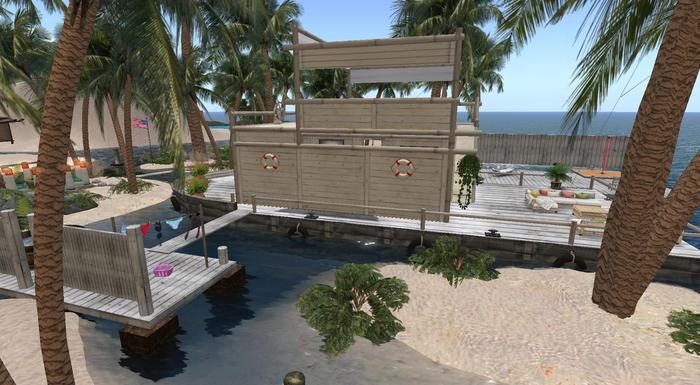Houseboat Boxed 113 prims