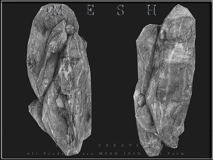 T-3D Creations [ 2 Rocks ] MESH - Full Perm -