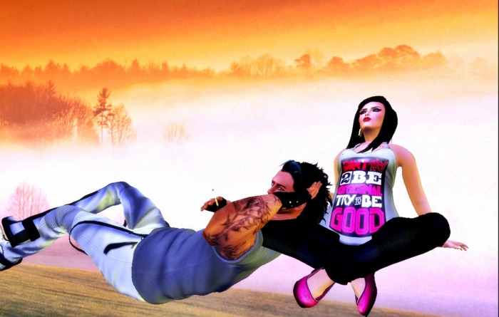 M.I.T~ Lap Sleep Couple Pose