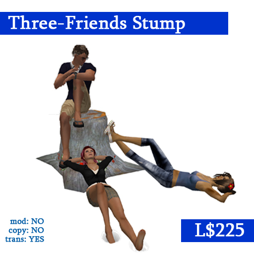 InkWelle Animation-Three Friends Stump