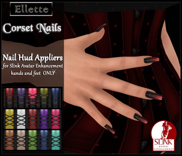*Ellette* Corset Nails ~Slink Applier~