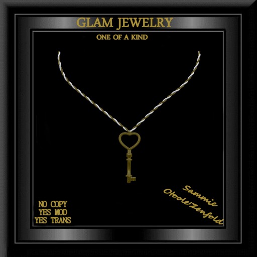 Key To My Heart Gold Necklace