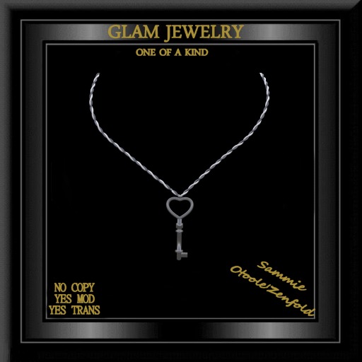 Key To My Heart Gold Necklace