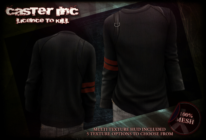Caster Inc - Licence To Kill Mesh Shirt (boxed)