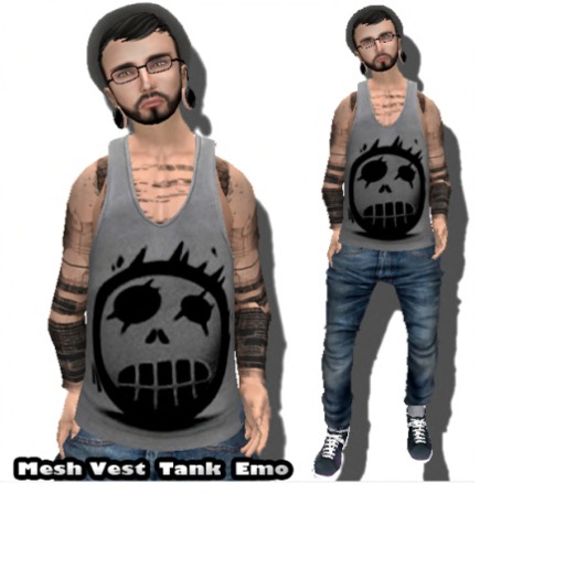 AnDreChi - EMO Mesh_Men's Vest Tank top