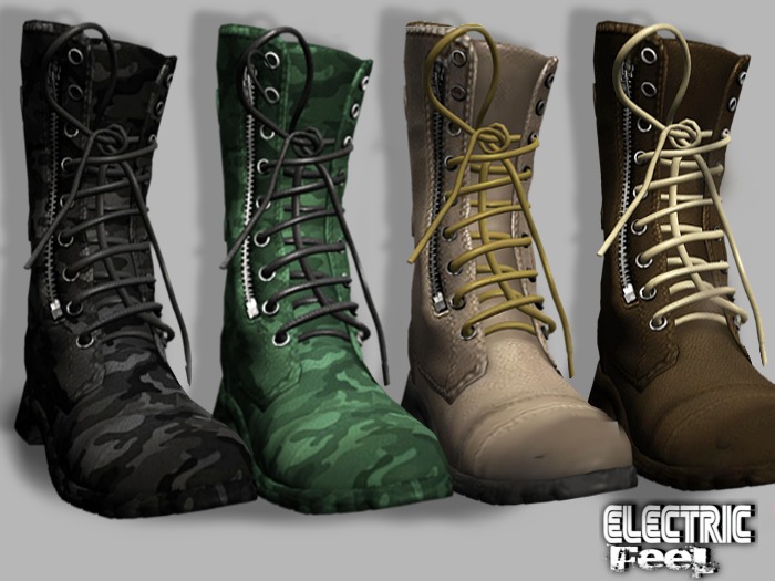 *-*Electric Feel*-* Combat Boots Fatpack (discount)