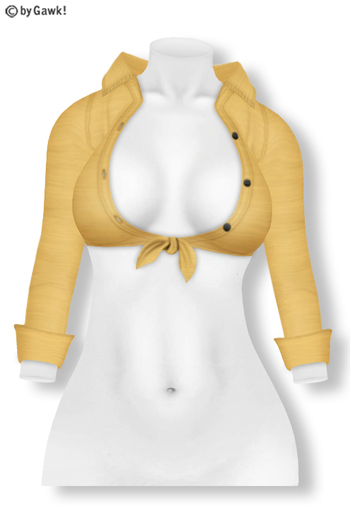 Gawk! Tummy Shirt - YELLOW -
