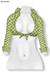 Vendor green plaid tummy shirt