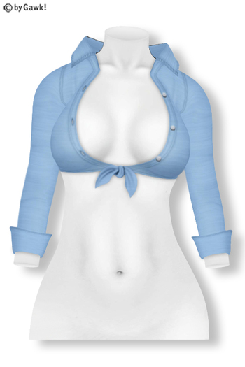 Gawk! Tummy Shirt - BLUE -