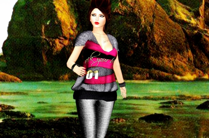 M.I.T~ Mesh Grey Sweater