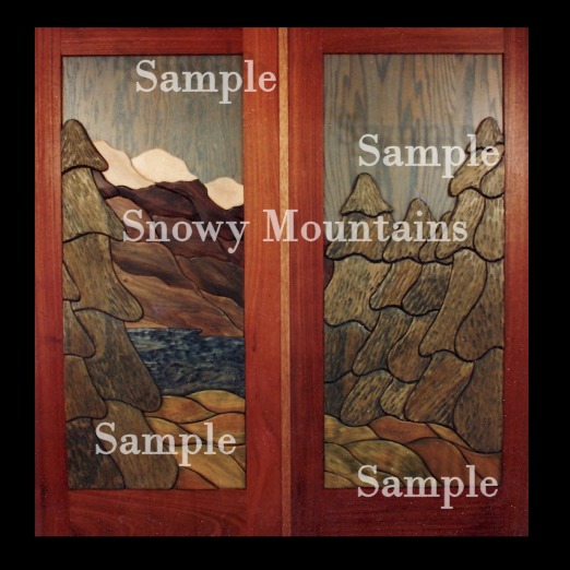 Snowy Mountains Door